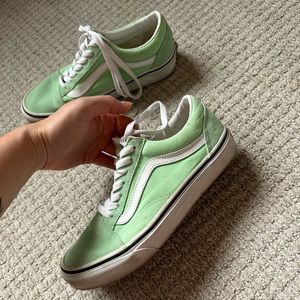 Green Vans Old school shoe